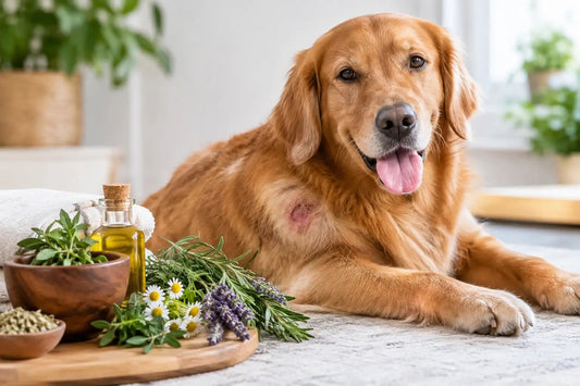 How to Manage Dog Hot Spots Naturally at Home - Herbs for Animals
