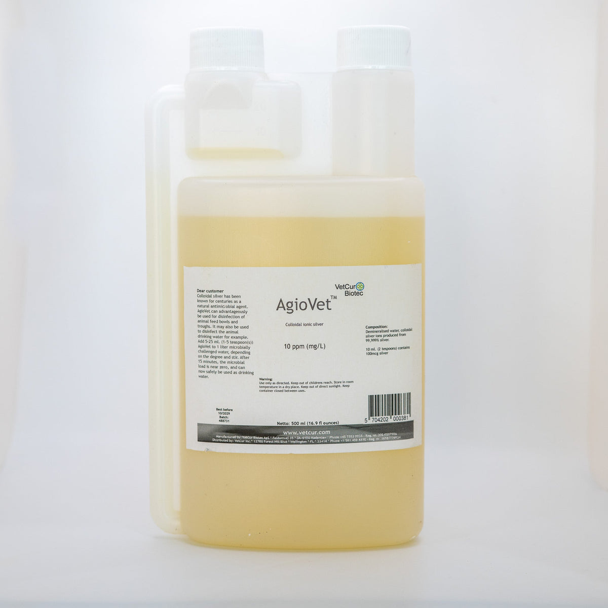 VetCur AgioVet Colloidal Silver - Herbs for Animals