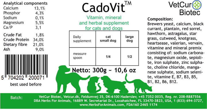 VetCur CadoVit - Herbs for Animals