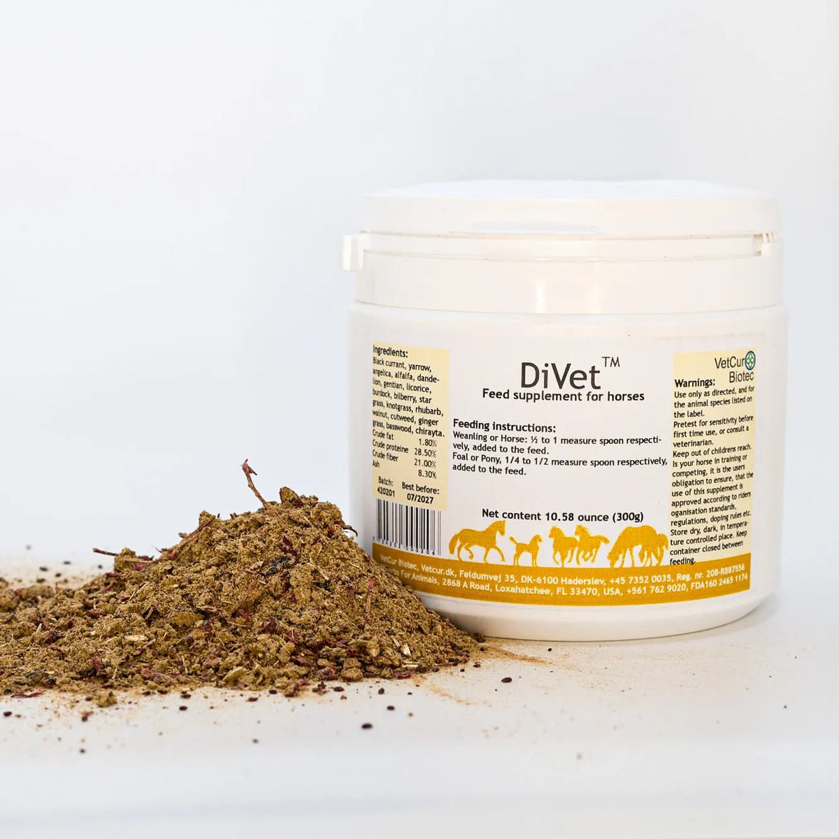 VetCur DiVet Horse - Herbs for Animals